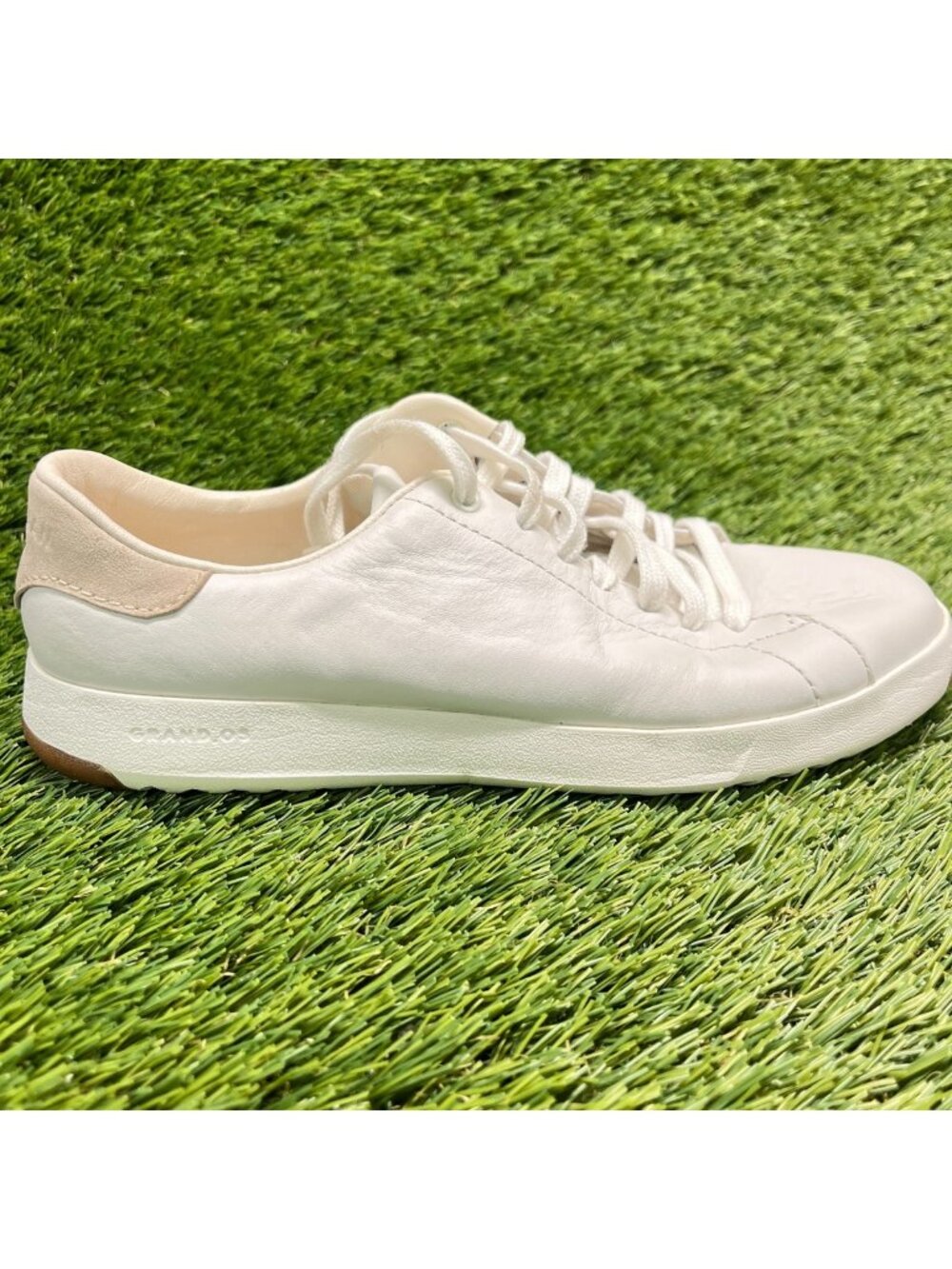 Cole Haan GrandPrø Tennis Womens Size 7 White Walking Casual Shoes Sneakers